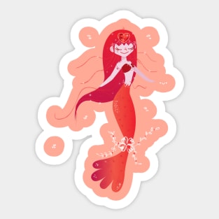 mermay rubi Sticker